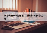 长沙专业seo优化推广（长沙seo网络优化）