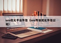 seo优化平台外包（seo专业优化外包公司）