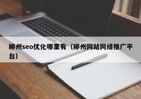 郴州seo优化哪里有（郴州网站网络推广平台）