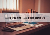 seo优化程序员（seo工程师网站优化）